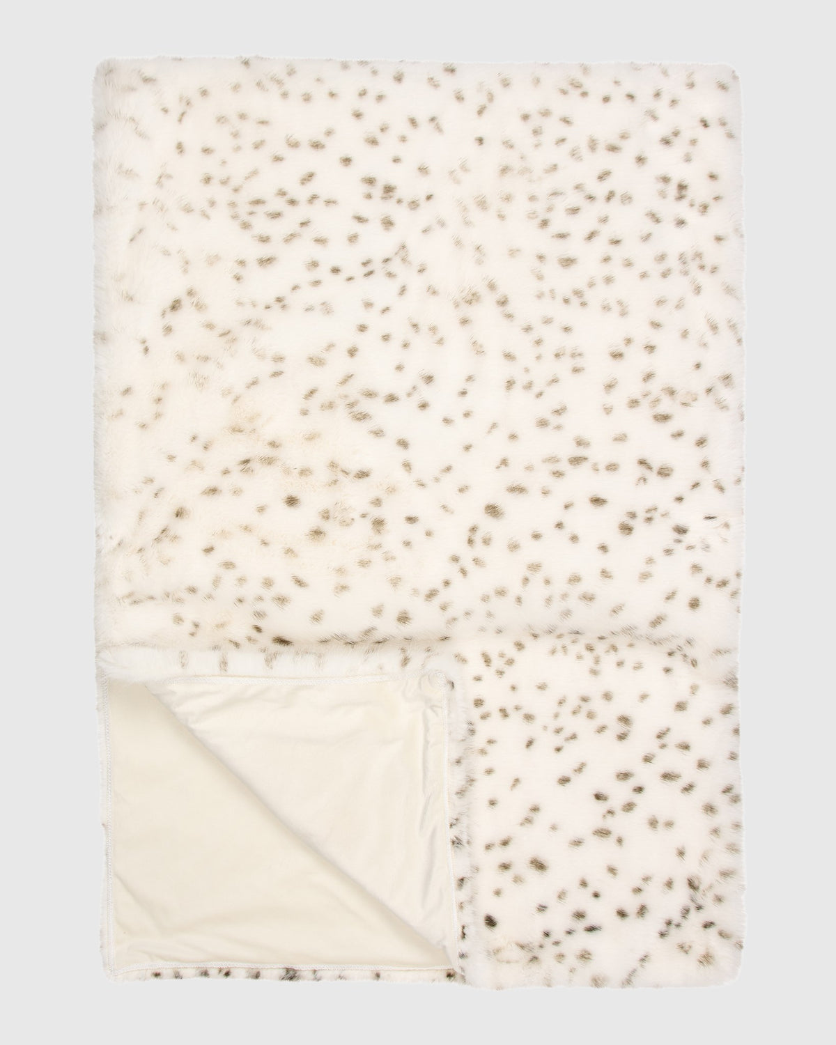 FUR-FREE FOX (FAUX FUR) THROW