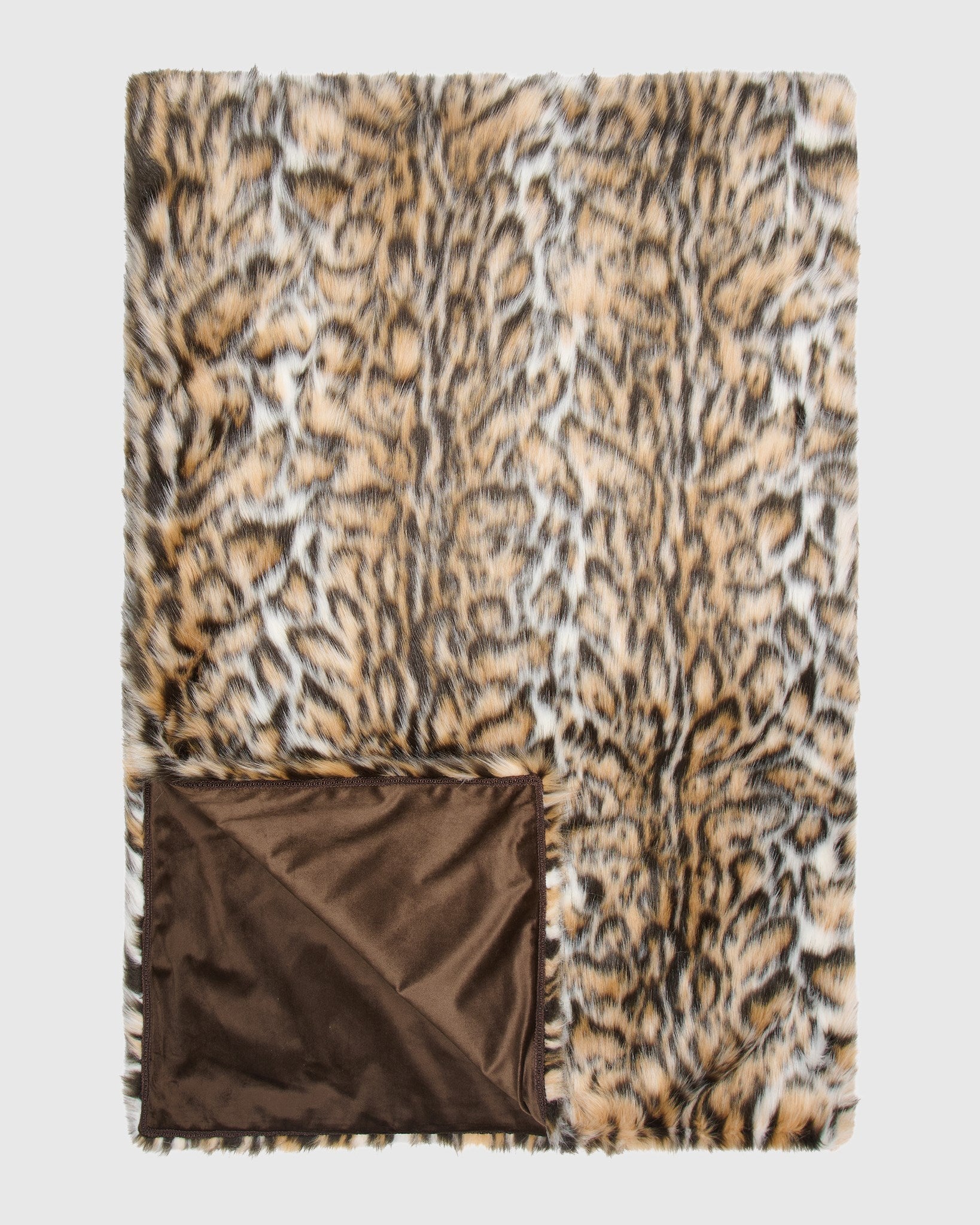 FUR-FREE FOX (FAUX FUR) THROW