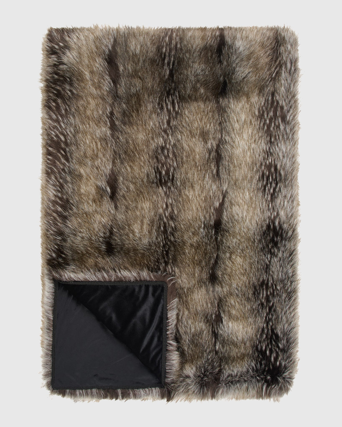 FUR-FREE FOX (FAUX FUR) THROW