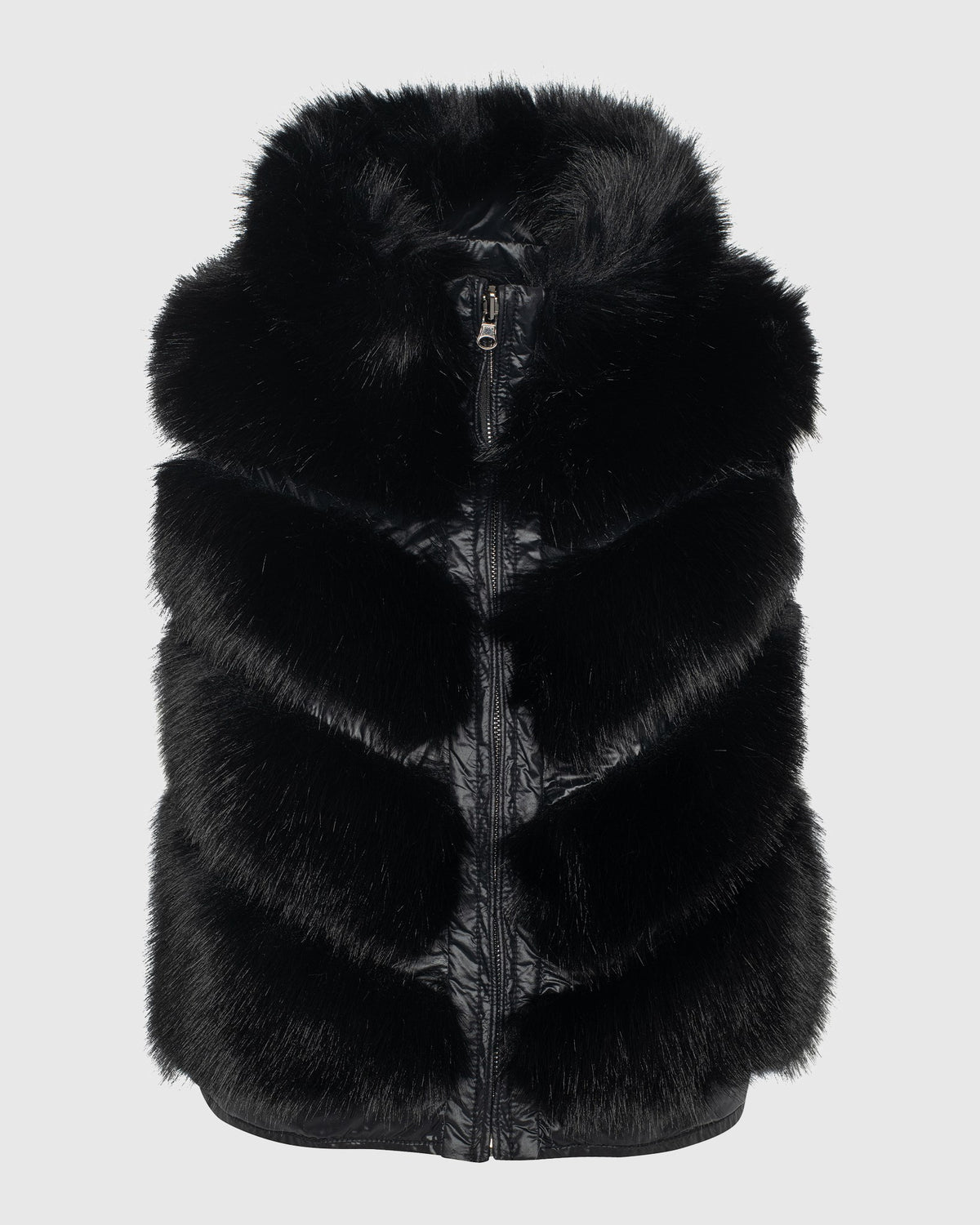 FUR-FREE FOX (FAUX FUR) VEST REVERSIBLE TO DOWN