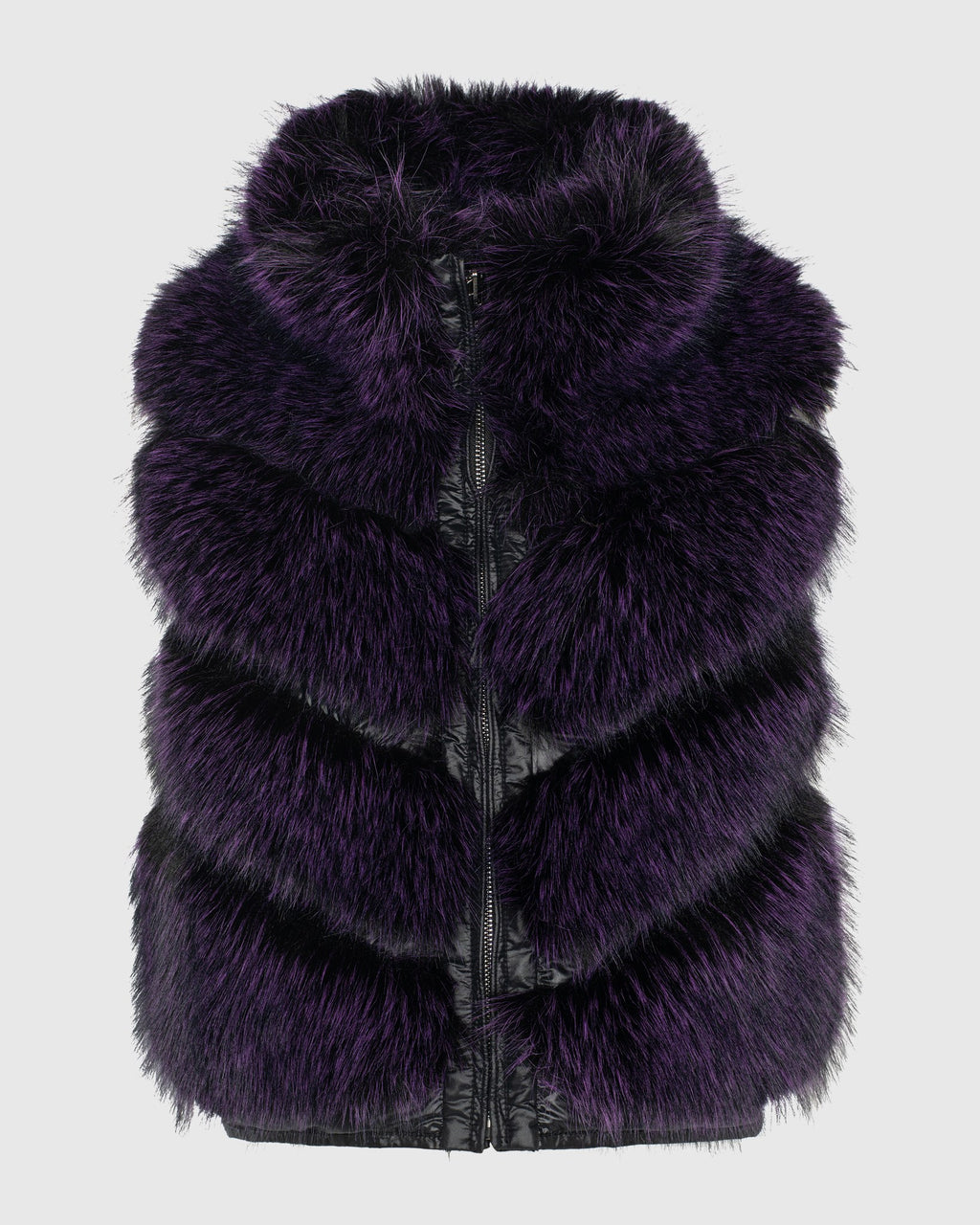 FUR-FREE FOX (FAUX FUR) VEST REVERSIBLE TO DOWN