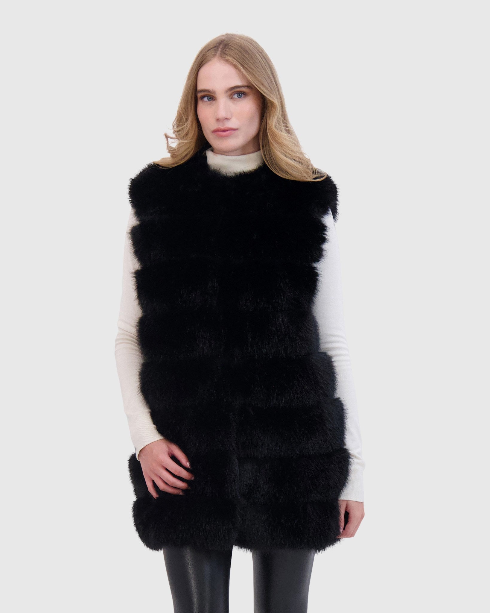 FUR-FREE FOX (FAUX FUR) VEST