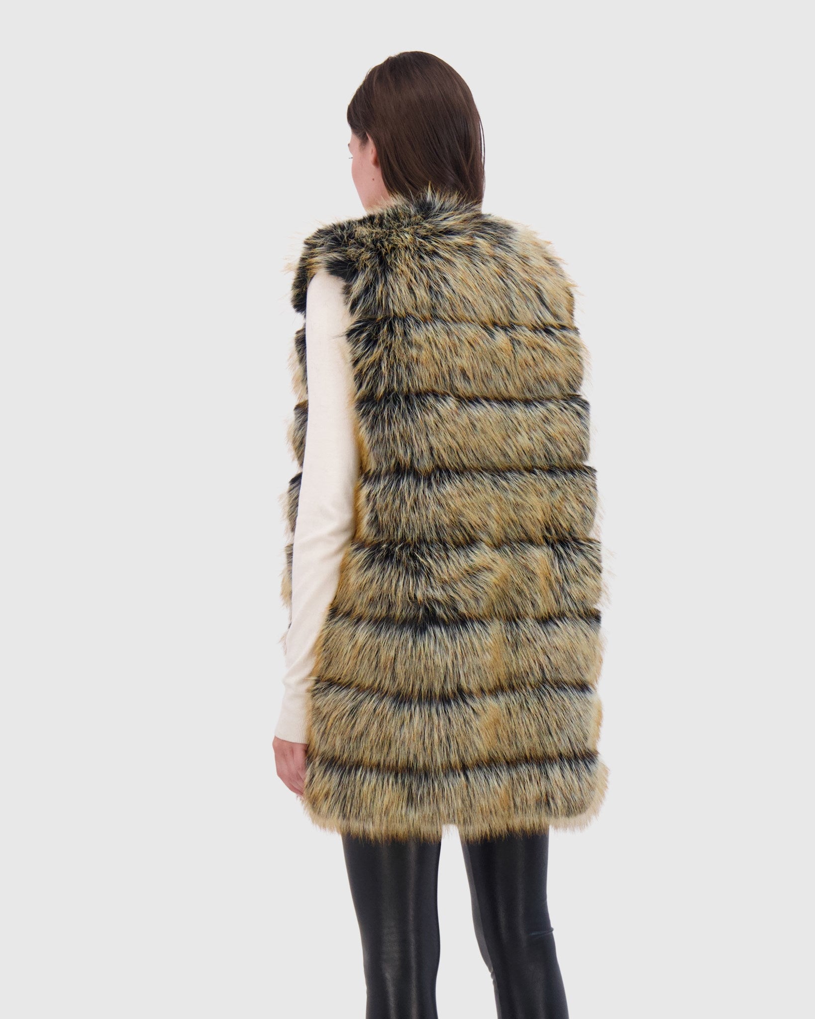 FUR-FREE FOX (FAUX FUR) VEST