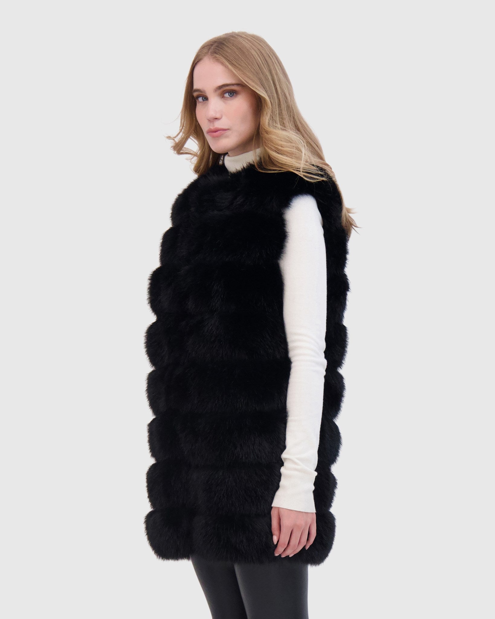 FUR-FREE FOX (FAUX FUR) VEST