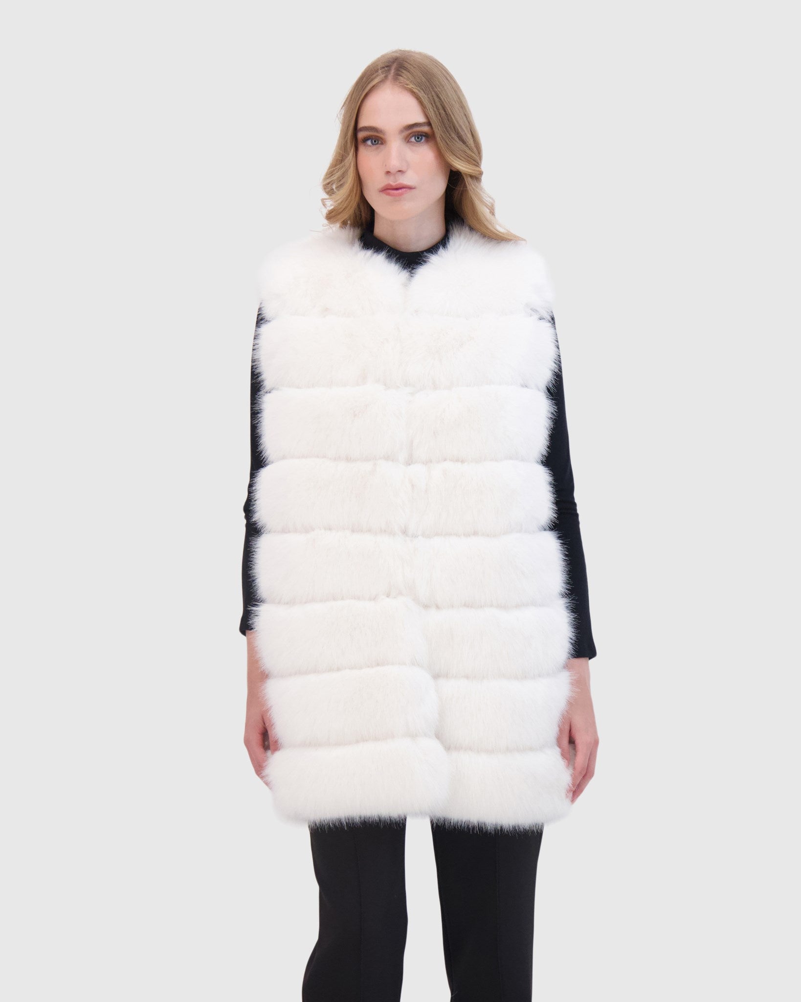 FUR-FREE FOX (FAUX FUR) VEST
