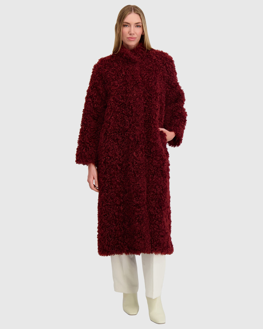 FUR-FREE LAMB (FAUX FUR) COAT