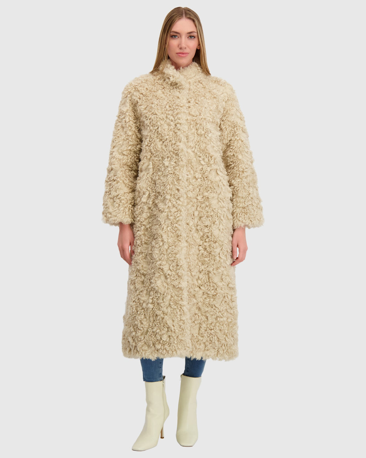 FUR-FREE LAMB (FAUX FUR) COAT