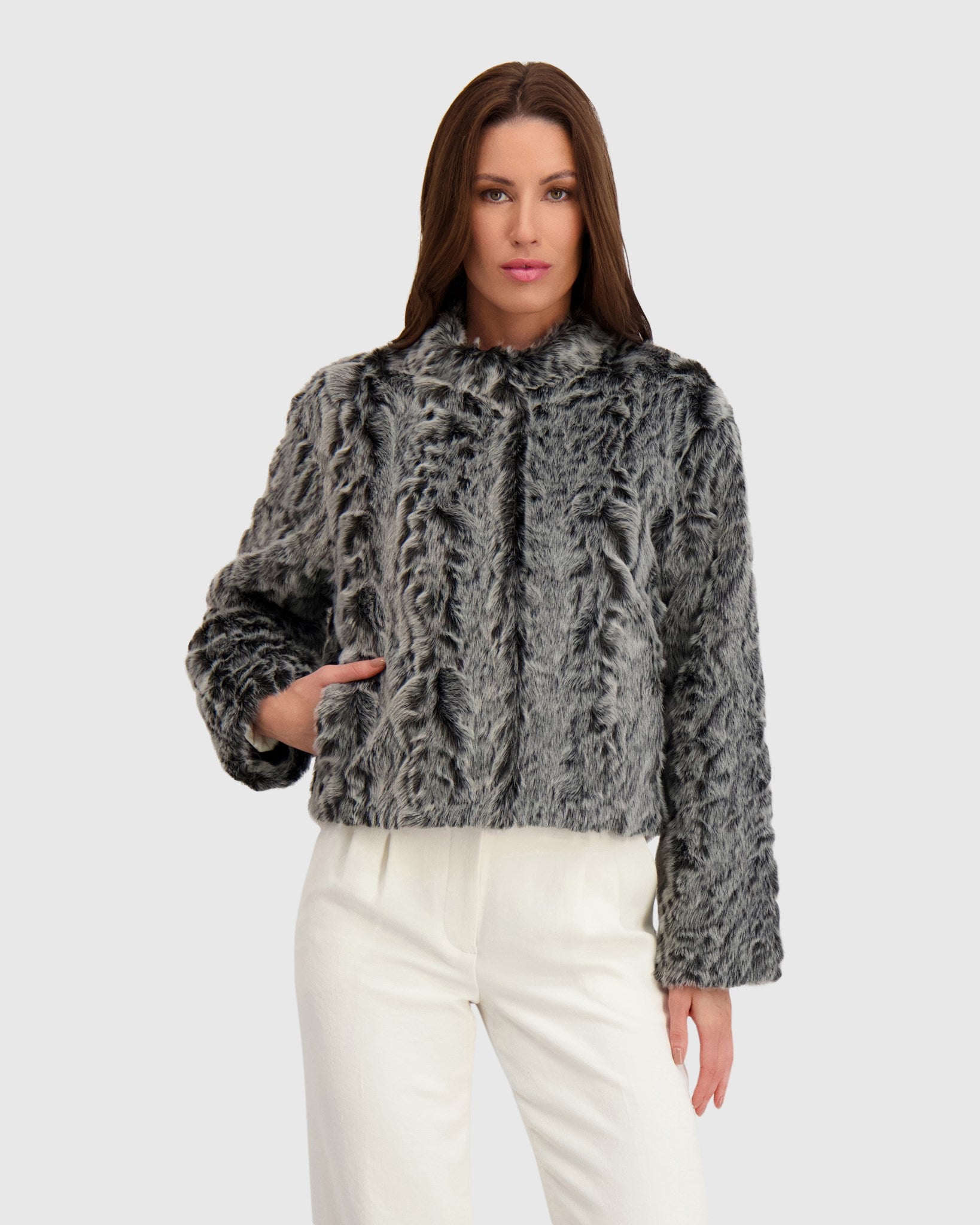 FUR-FREE LAMB (FAUX FUR) JACKET
