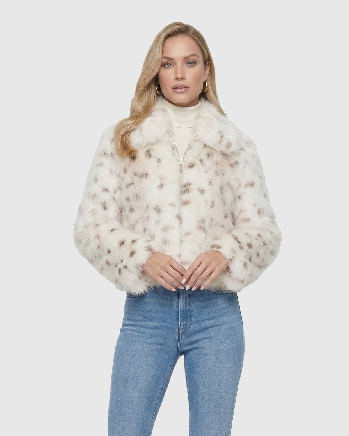 FUR-FREE LYNX (FAUX FUR) JACKET - LYX