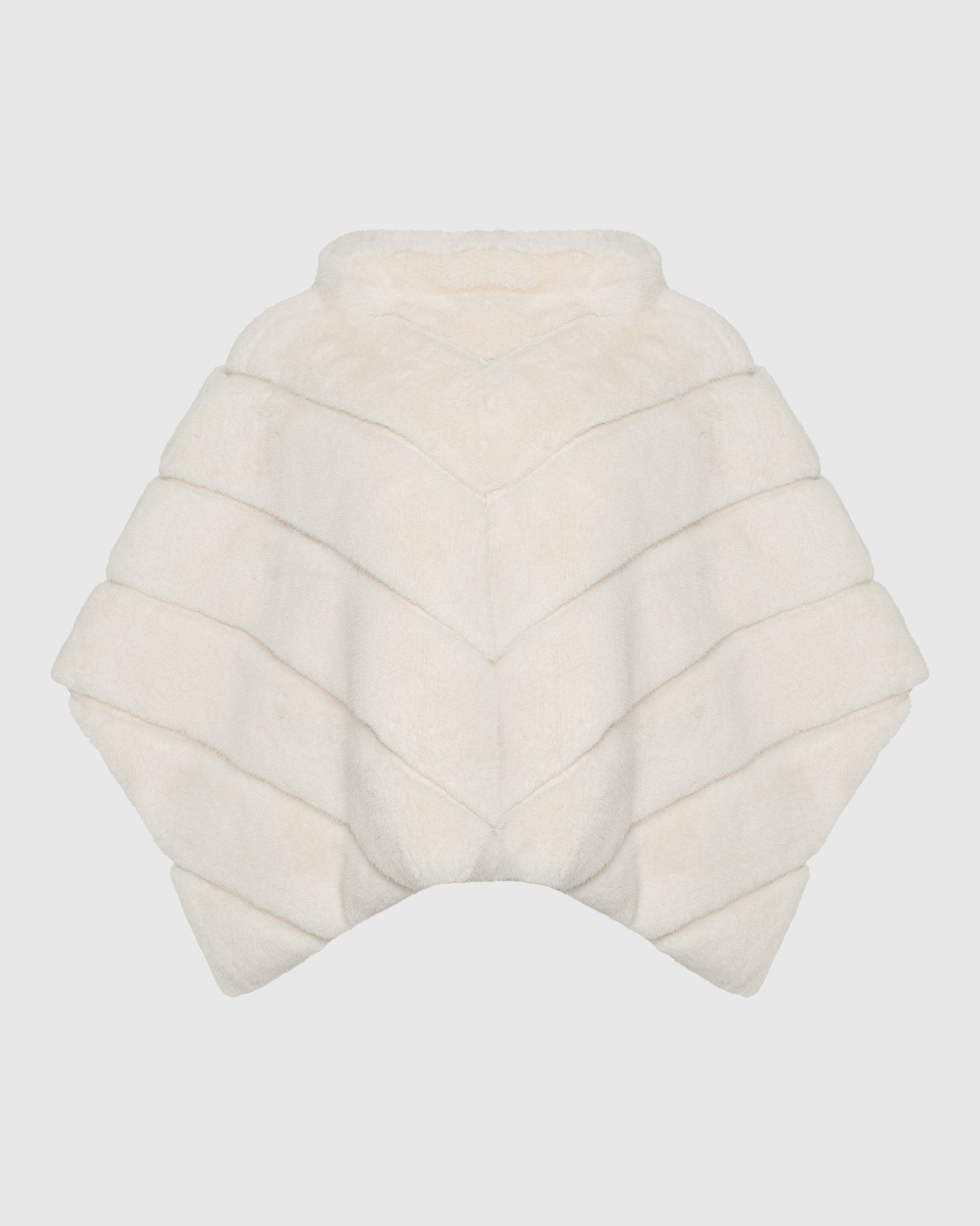 FUR-FREE MINK (FAUX FUR) CAPE