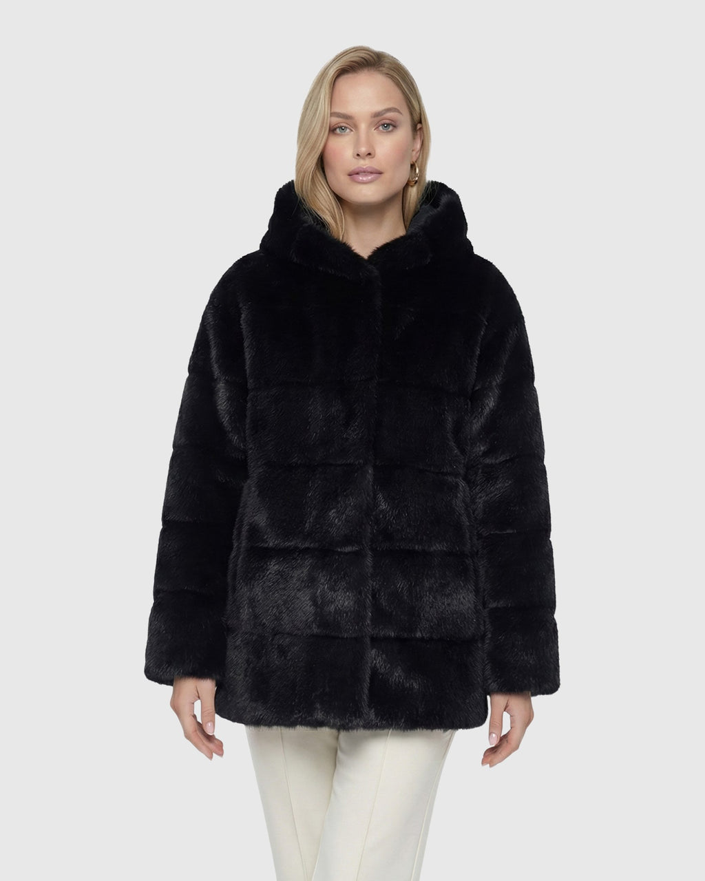 FUR-FREE MINK (FAUX FUR) PARKA