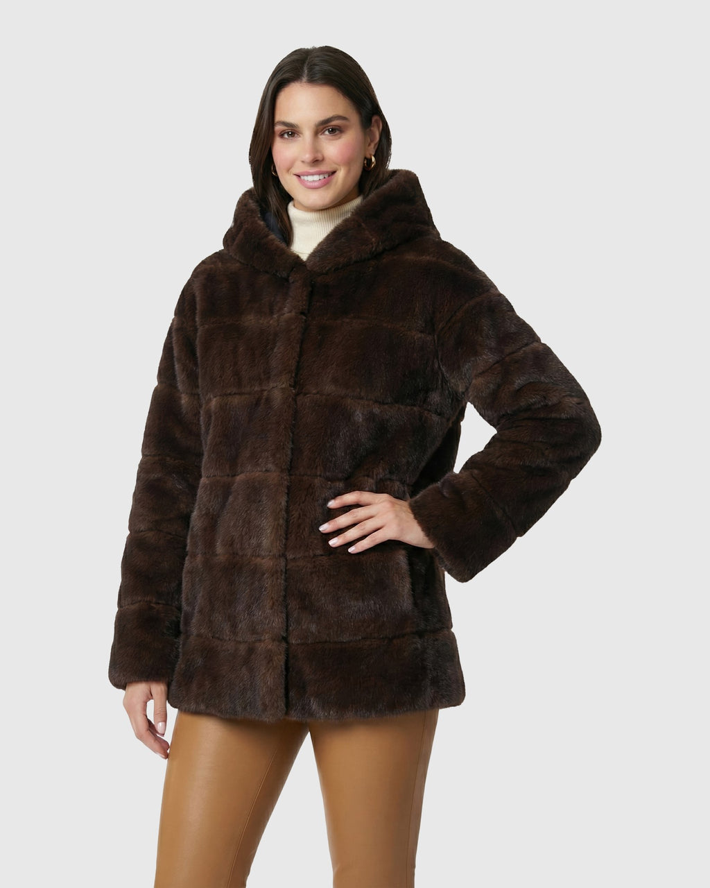 FUR-FREE MINK (FAUX FUR) PARKA
