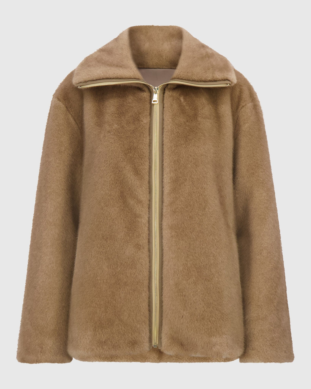 FUR-FREE MINK (PL) JACKET - BEIGE