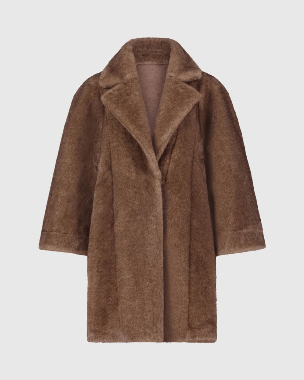 FUR-FREE MINK (FAUX FUR) JACKET - PASTEL