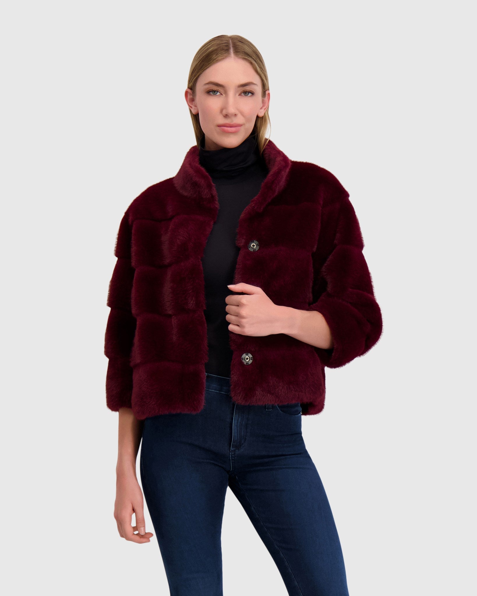 FUR-FREE MINK (FAUX FUR) JACKET