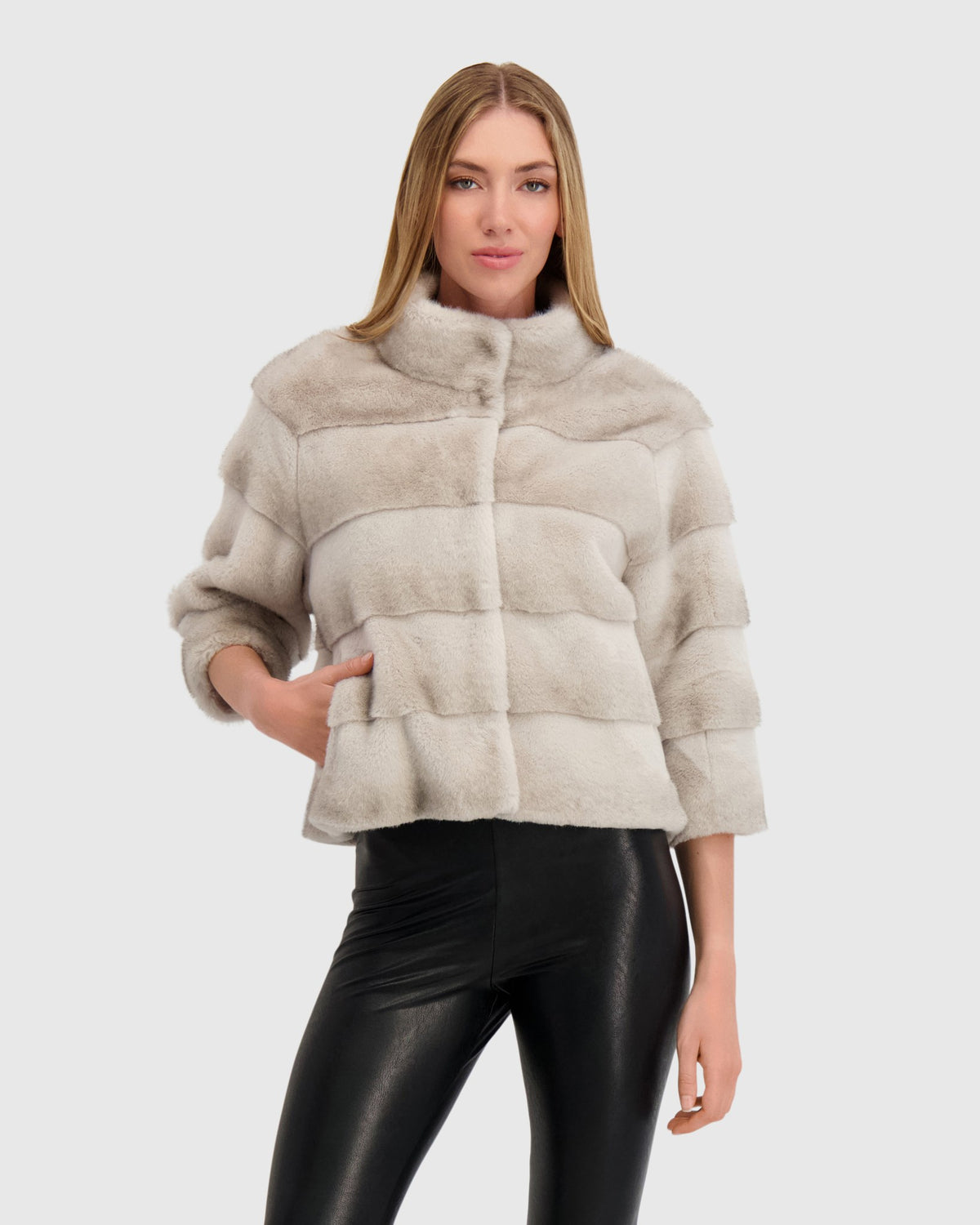 FUR-FREE MINK (FAUX FUR) JACKET