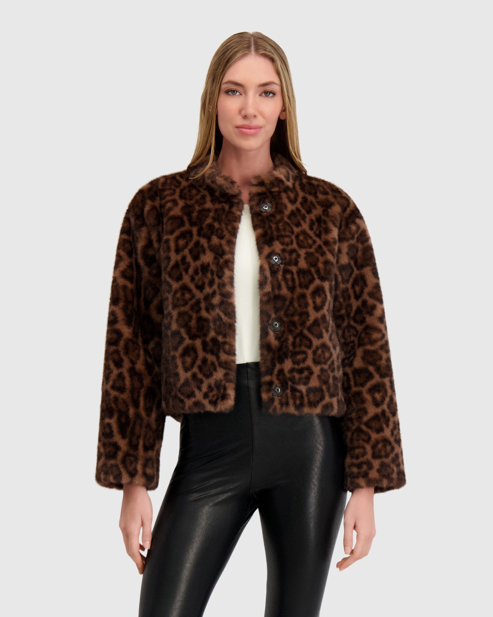FUR-FREE MINK (FAUX FUR) JACKET