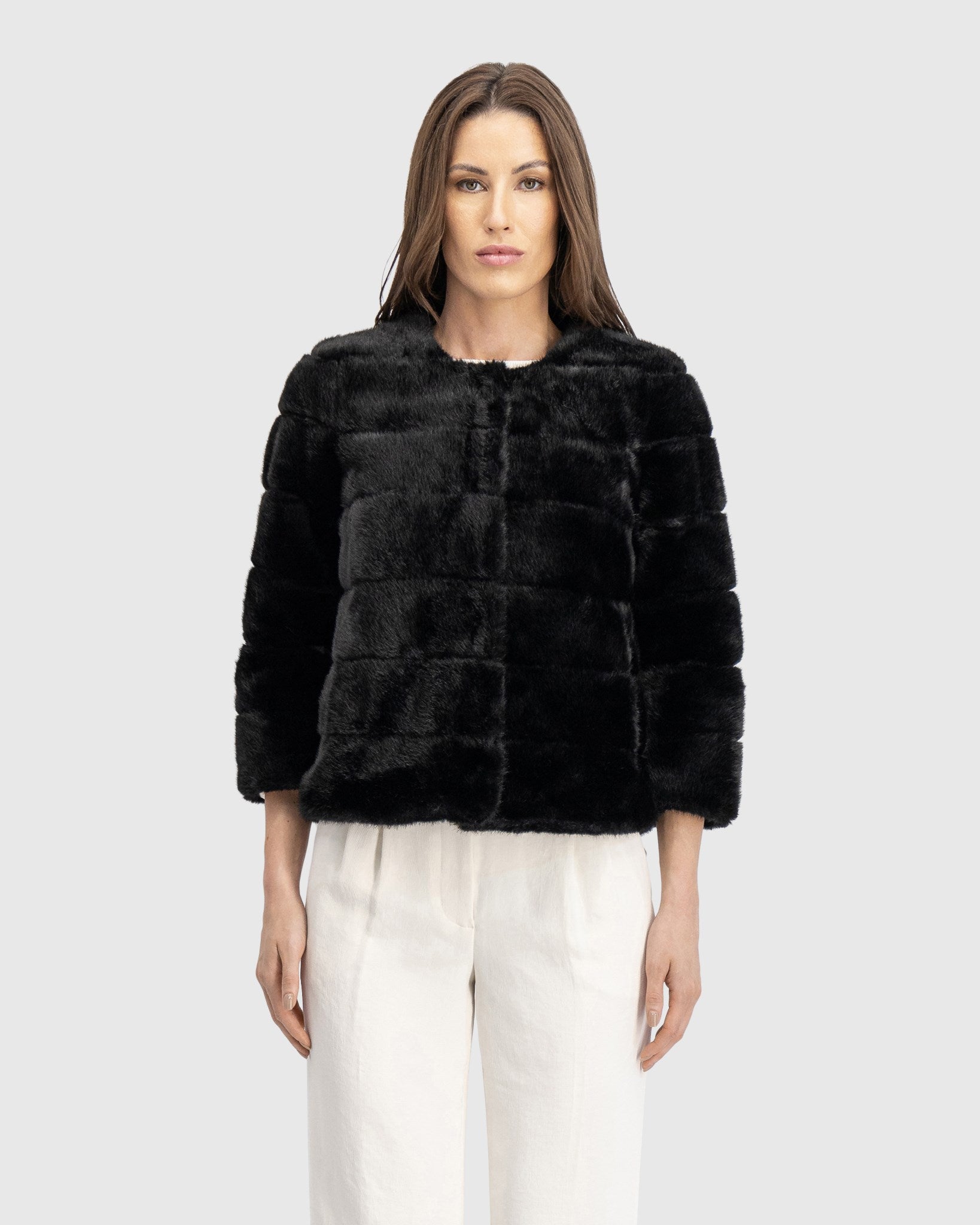FUR-FREE MINK (FAUX FUR) JACKET