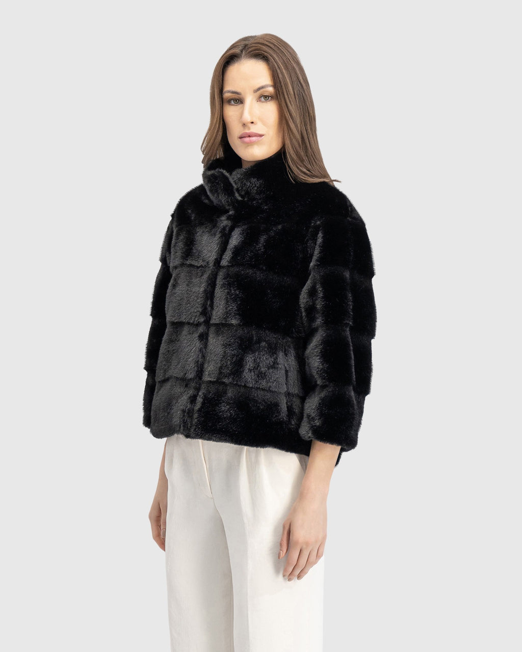 FUR-FREE MINK (FAUX FUR) JACKET