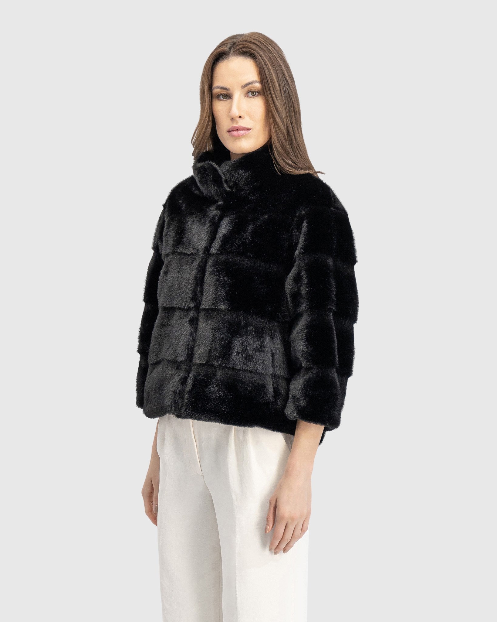 FUR-FREE MINK (FAUX FUR) JACKET