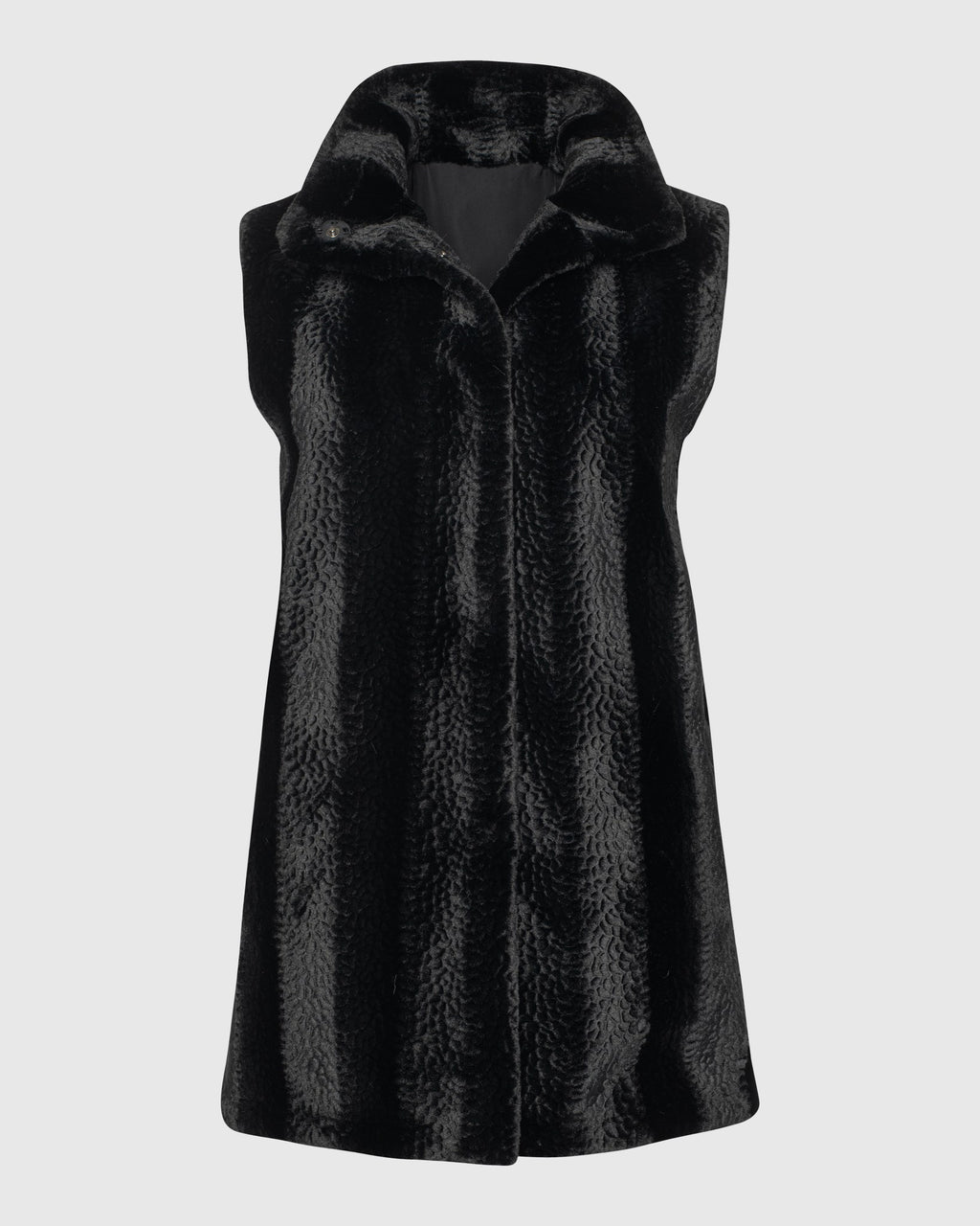 FUR-FREE MINK (FAUX FUR) REVERSIBLE VEST