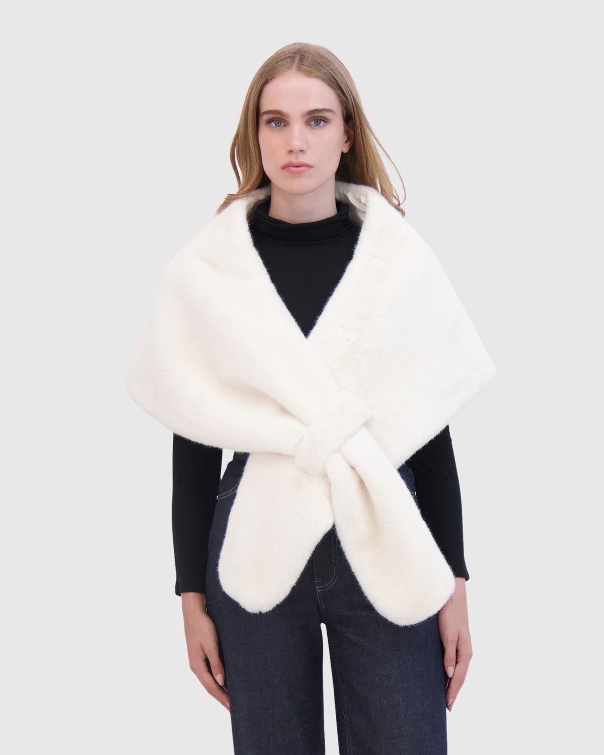 FUR-FREE MINK (FAUX FUR) STOLE