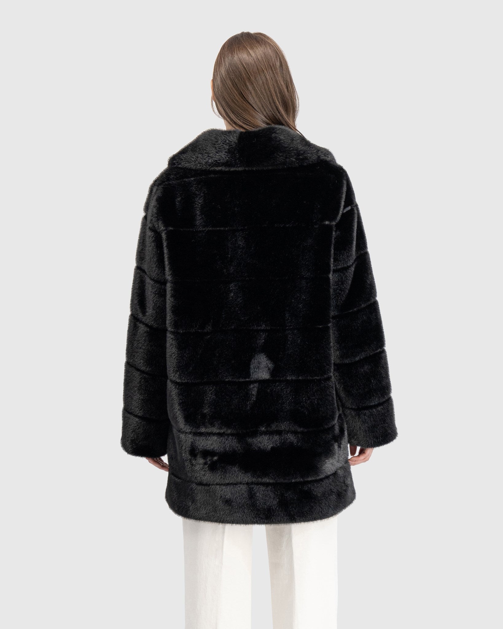 FUR-FREE MINK (FAUX FUR) STROLLER