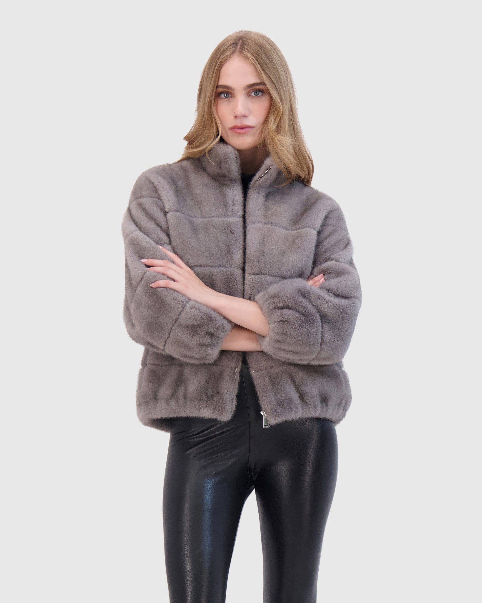 FUR-FREE MINK-LIKE JACKET