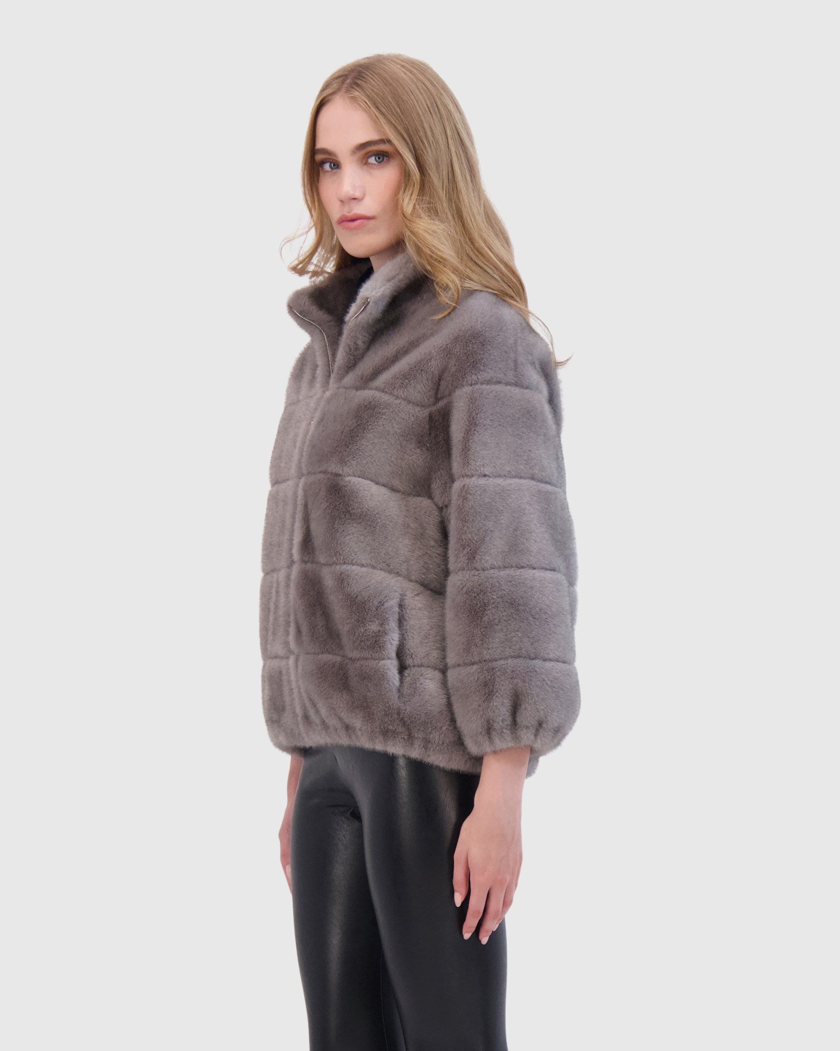FUR-FREE MINK-LIKE JACKET