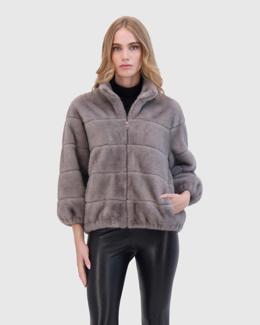 FUR-FREE MINK-LIKE JACKET