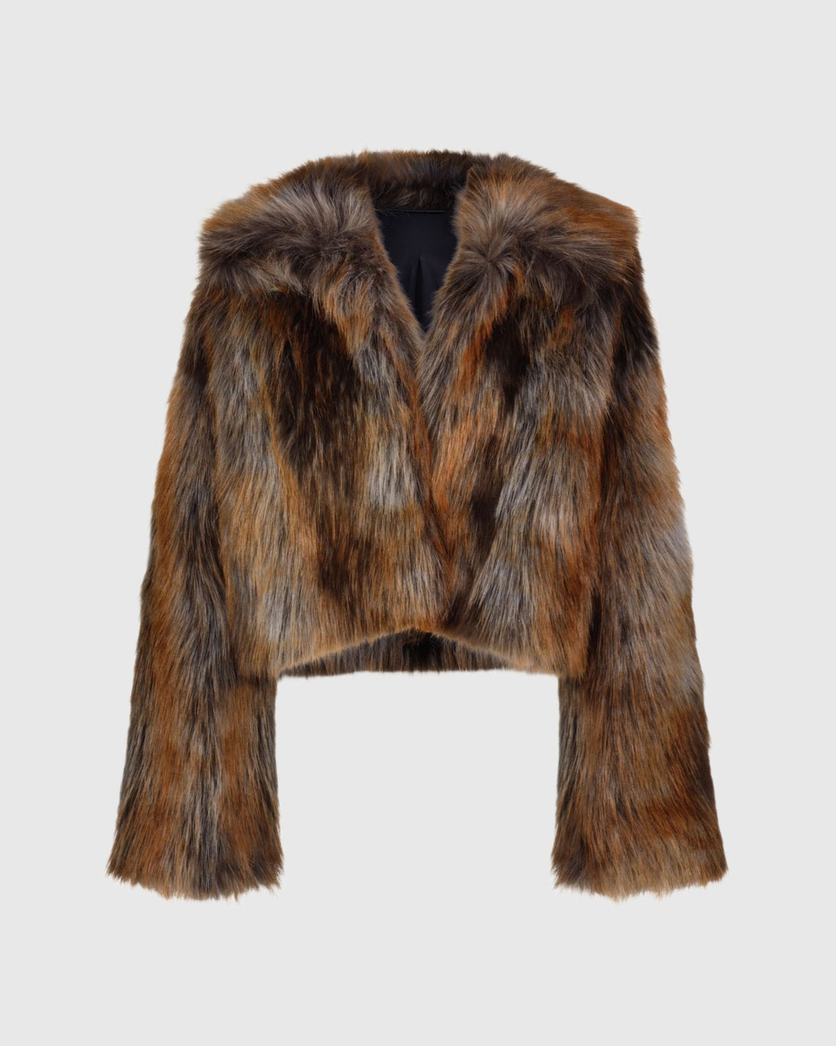 FUR-FREE RED FOX (FAUX FUR) JACKET - MULTI