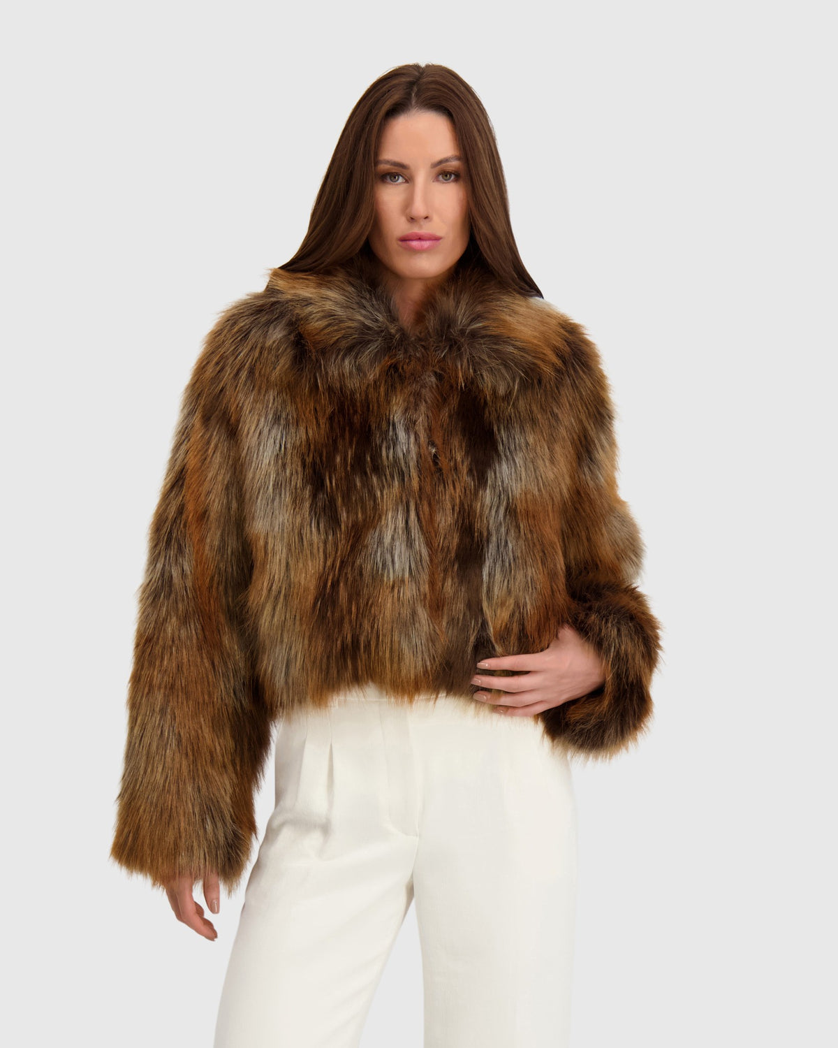 FUR-FREE RED FOX (FAUX FUR) JACKET