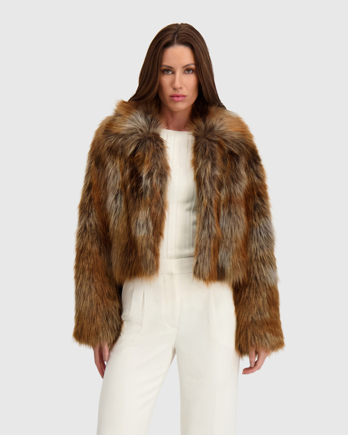 FUR-FREE RED FOX (FAUX FUR) JACKET
