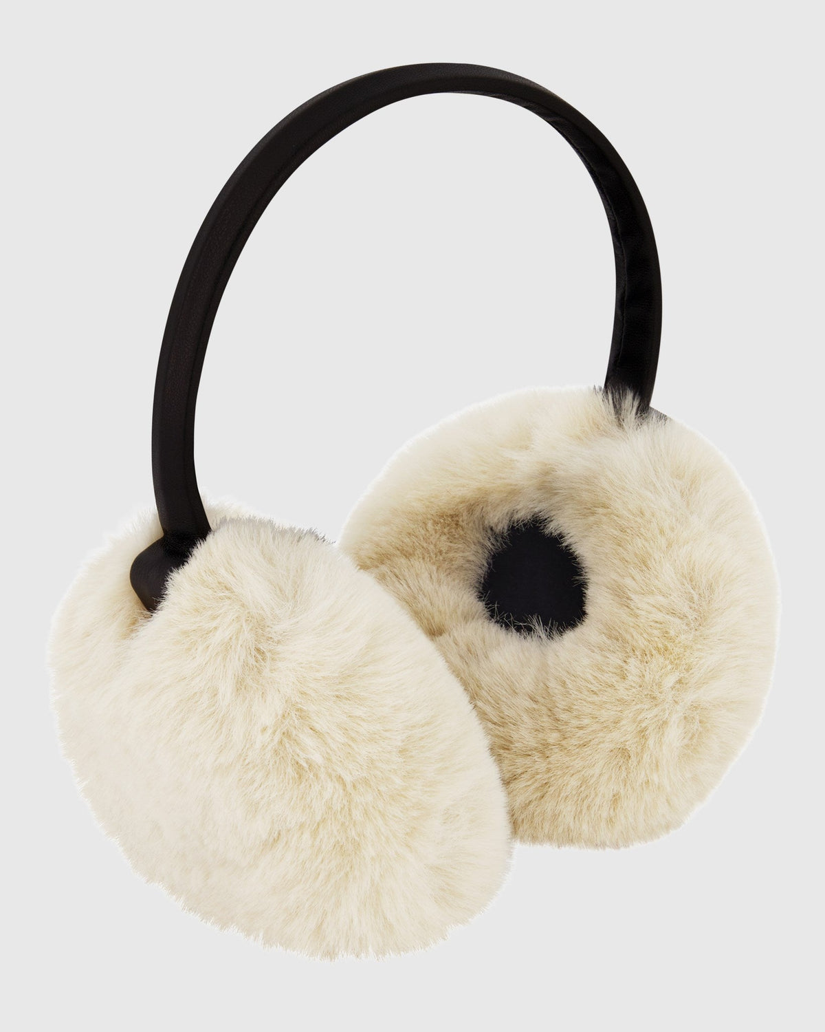 FUR-FREE REX RABBIT (FAUX FUR) EARMUFFS - BEIGE