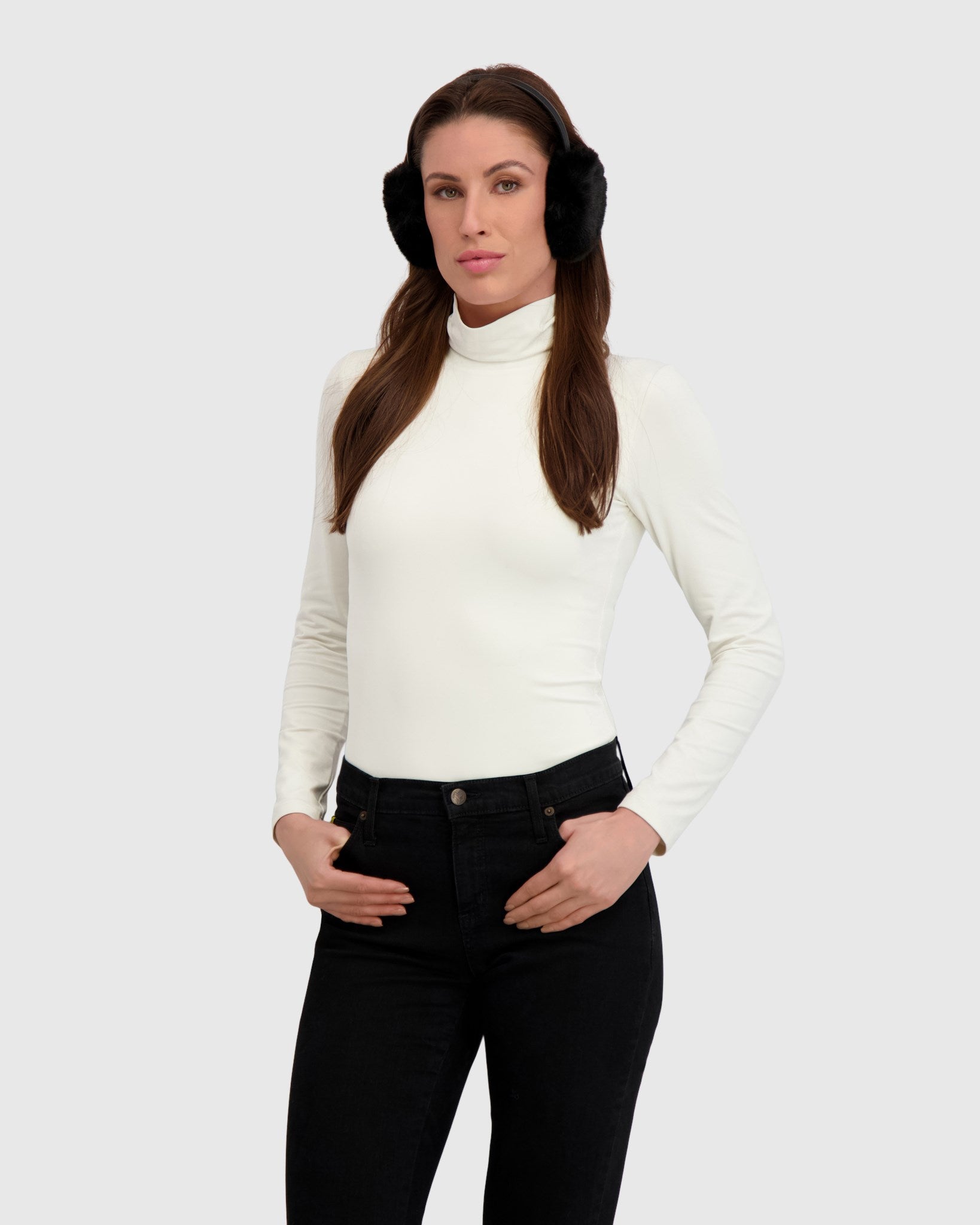 FUR-FREE REX RABBIT (FAUX FUR) EARMUFFS