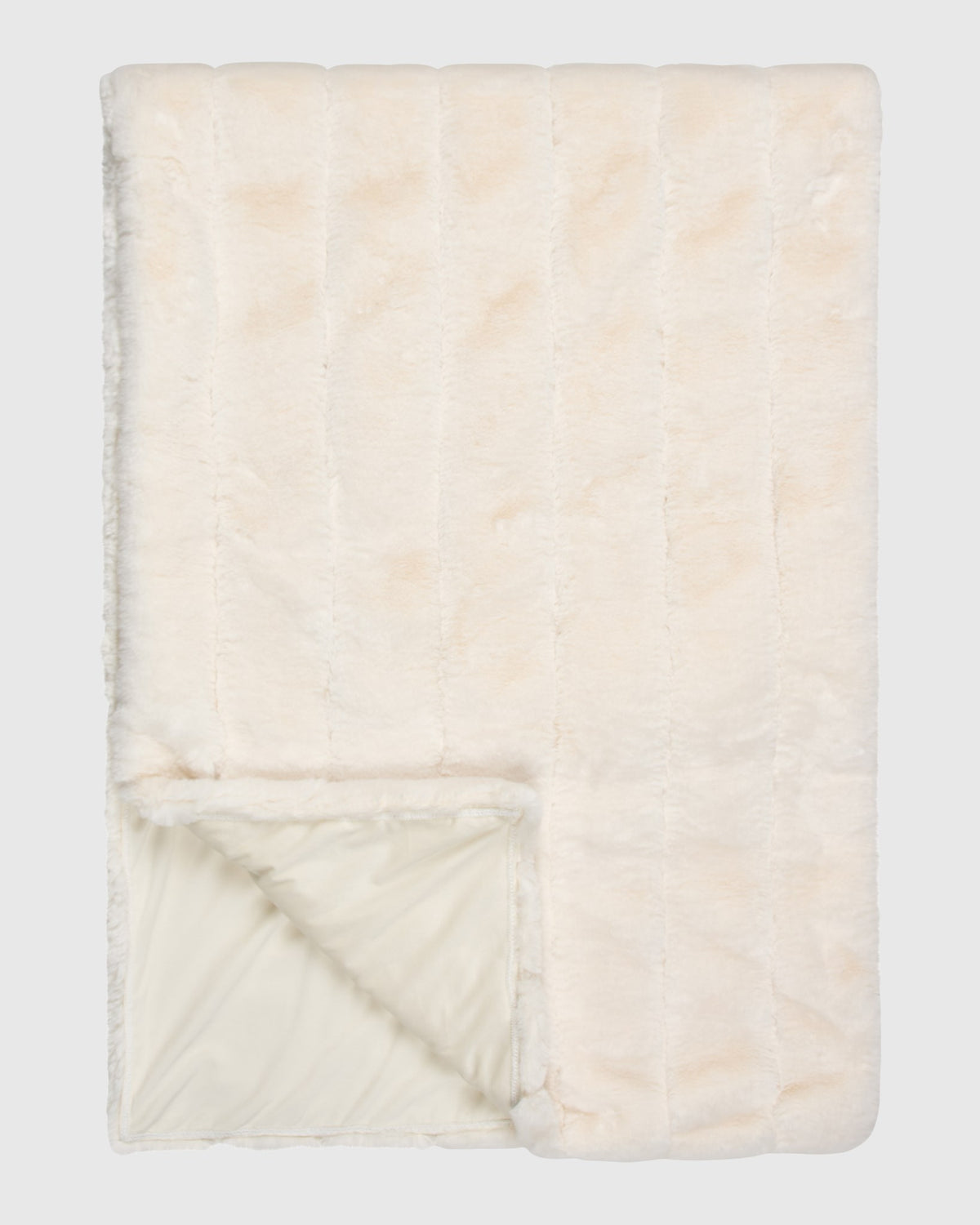 FUR-FREE REX RABBIT (FAUX FUR) THROW