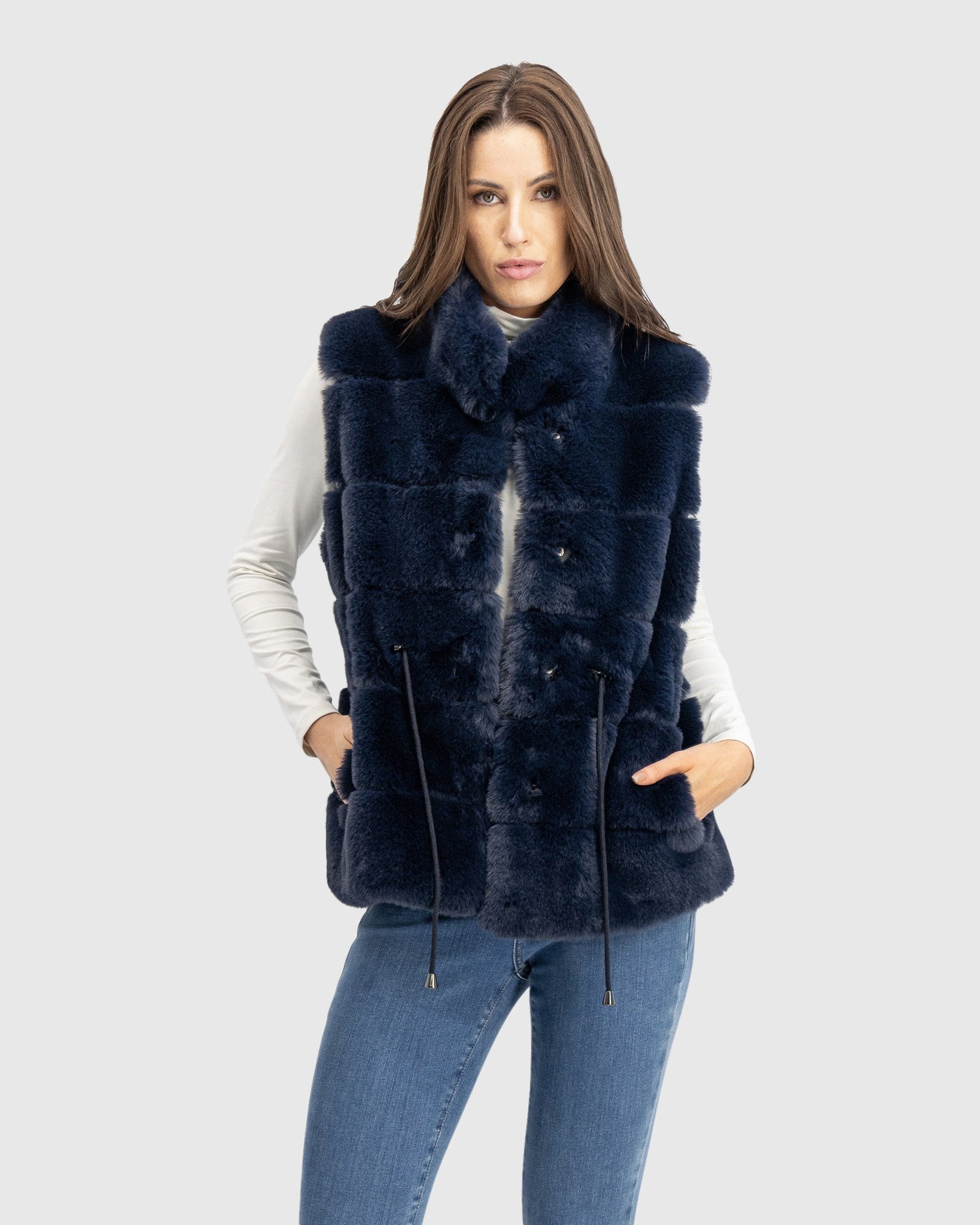 FUR-FREE REX RABBIT (FAUX FUR) VEST