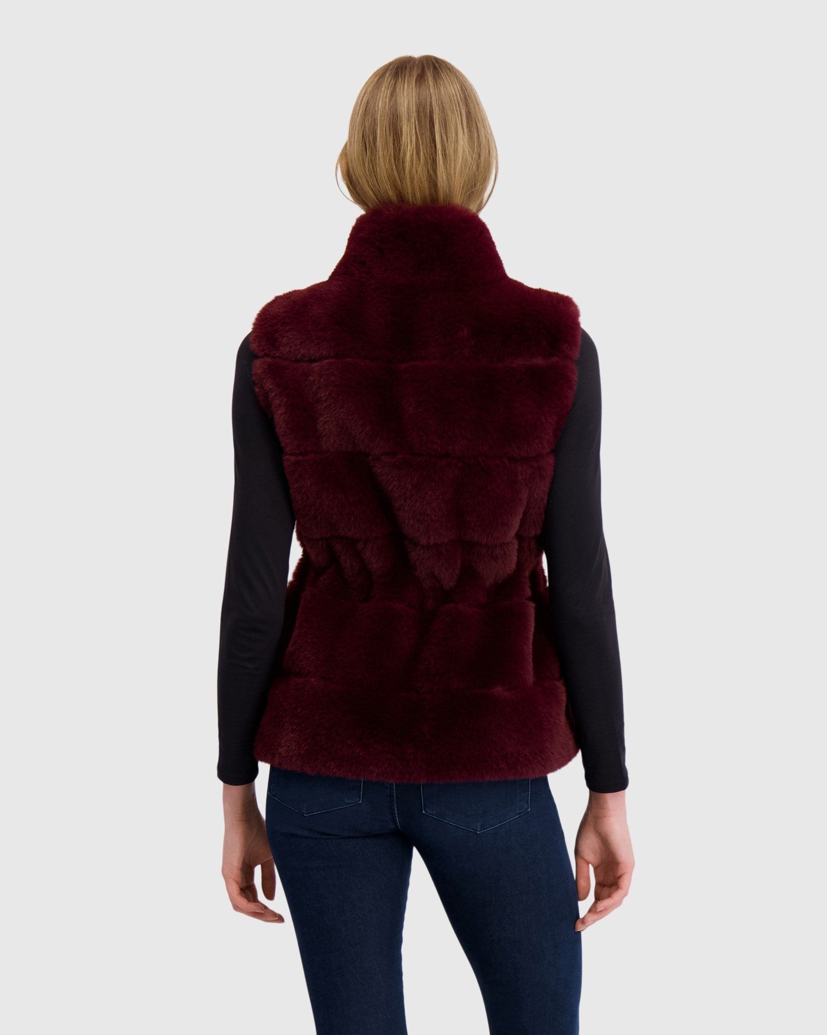 FUR-FREE REX RABBIT (FAUX FUR) VEST