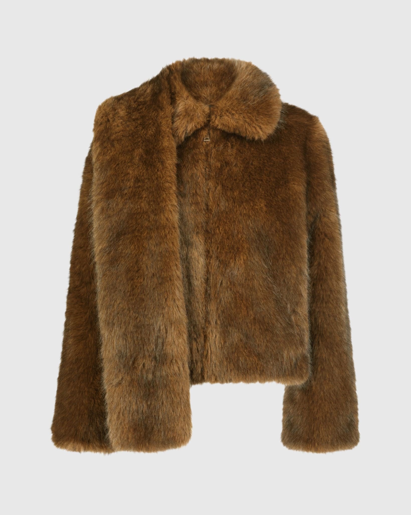 FUR-FREE SABLE (FAUX FUR) JACKET
