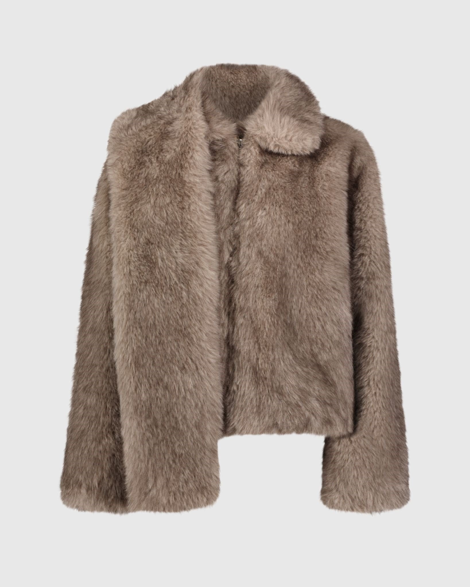 FUR-FREE SABLE (FAUX FUR) JACKET