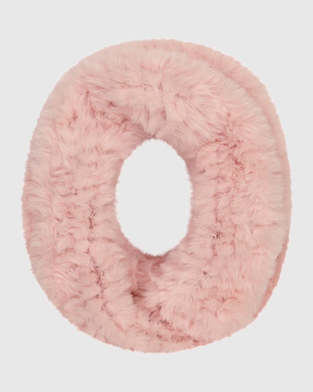 KNIT FUR-FREE REX RABBIT (FAUX FUR) INFINITY SCARF