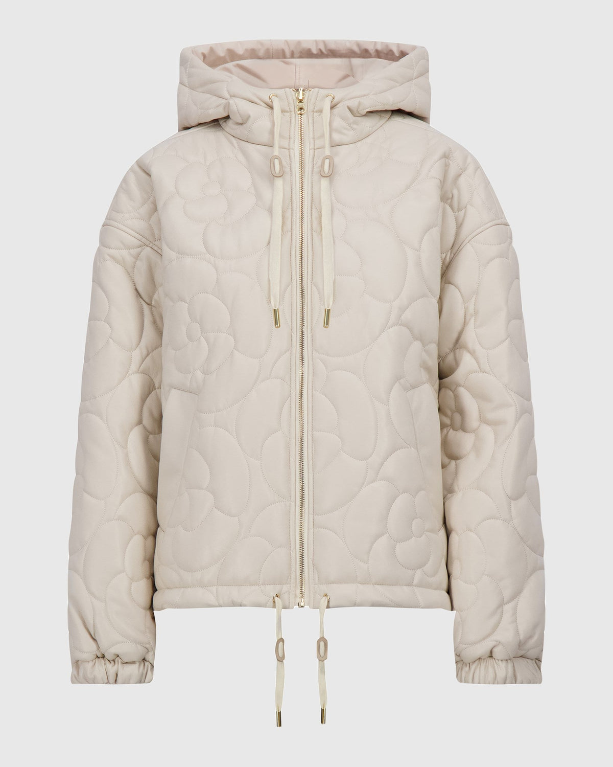 REVERSIBLE PARKA - IVORY/IVORY