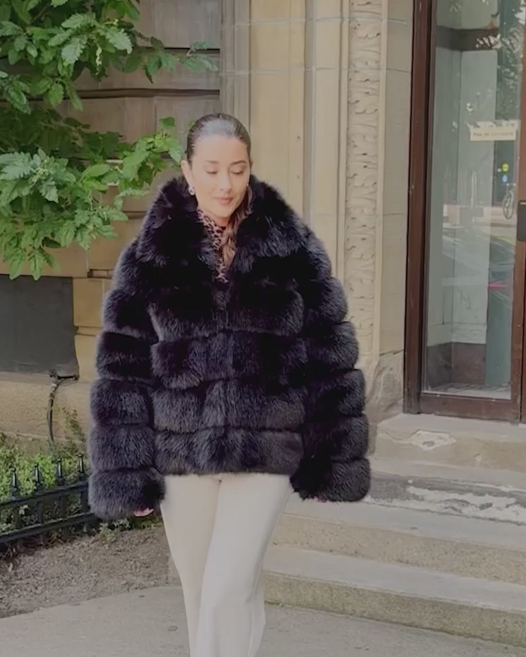 FUR-FREE FOX (FAUX FUR) JACKET