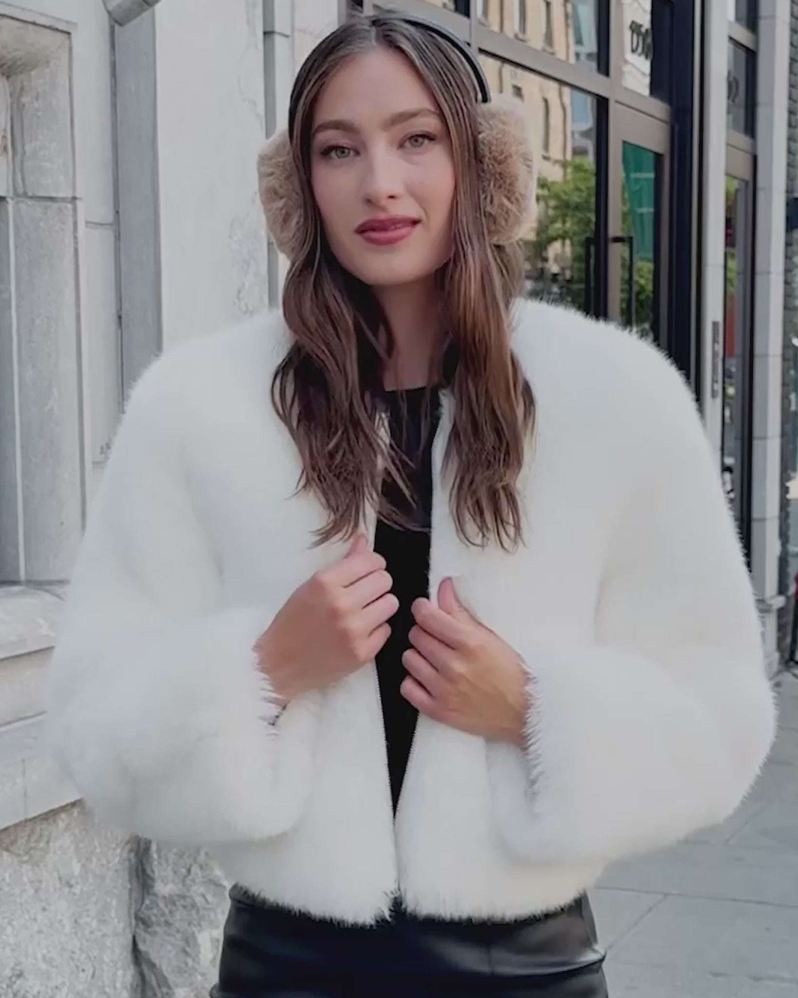 FUR-FREE REX RABBIT (FAUX FUR) EARMUFFS