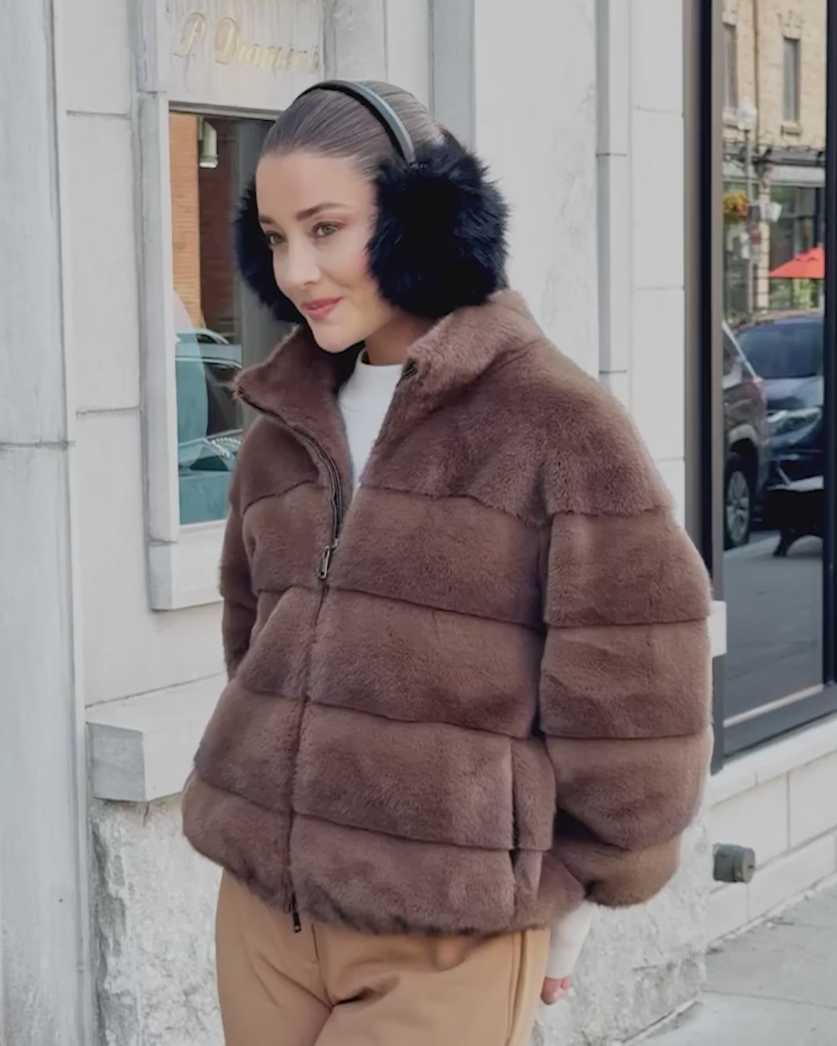 FUR-FREE FOX (FAUX FUR) EARMUFFS