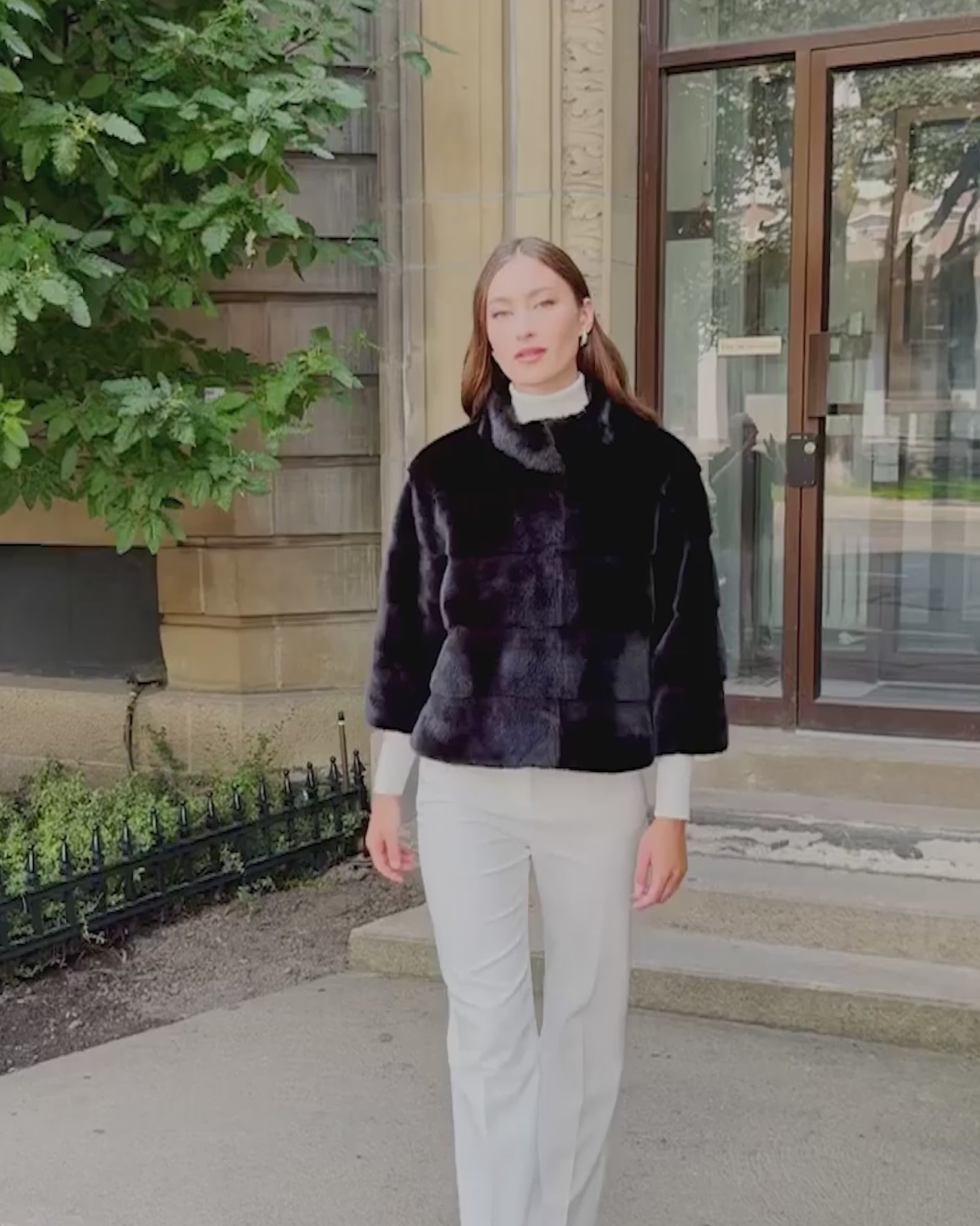FUR-FREE MINK (FAUX FUR) JACKET